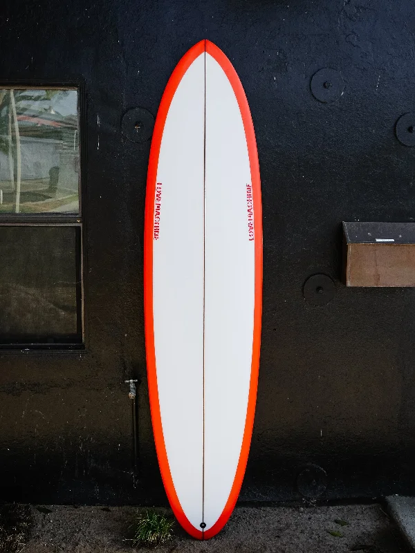 surfboards for improving surfing skills-Love Machine | FM 7’2” Lava Clear Surfboard