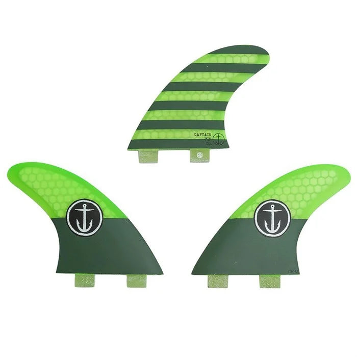 surfboard fins with universal compatibility-Captain Fin CF Medium Thruster Dual Tab