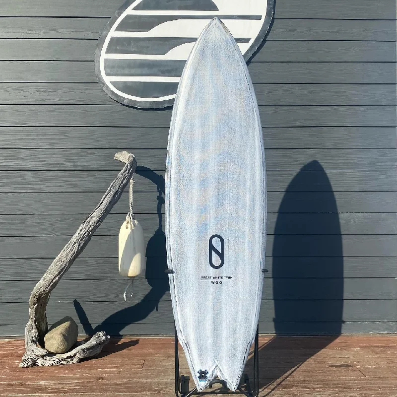 surfboards for bigger, faster rides-Slater Designs Great White Twin Volcanic 5'8 x 19 ⅜ x 2 ½ Surfboard • LIKE NEW