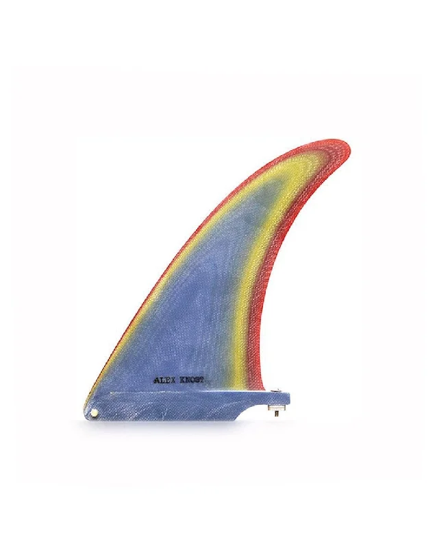 surfboard fins with improved design for smooth rides-Alex Knost Classic Single, Blue, 7.5"