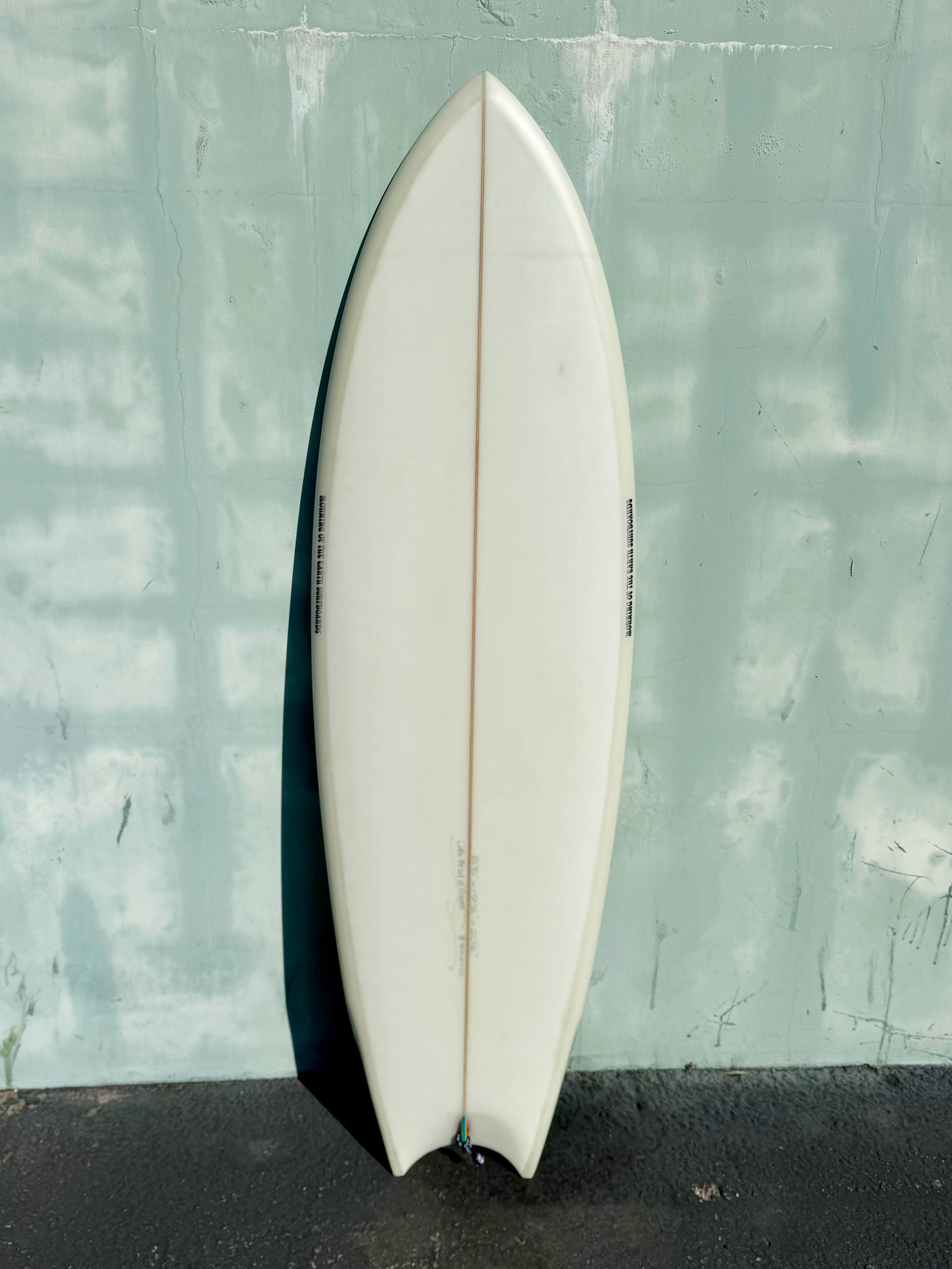 custom surfboards for personal style-Simon Jones Designs | 5’5" LBOH Off White Surfboard