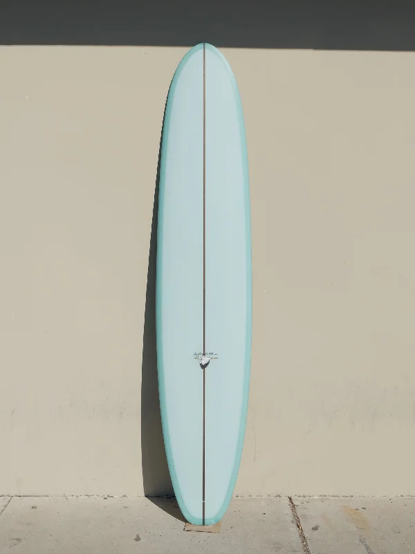 surfboards for faster paddle power-WESTON Surfboards //  9'6'' California Blade //  Light Gray/Blue Surfboard