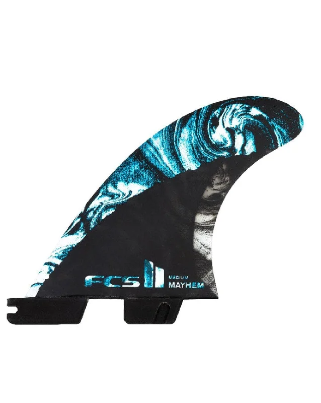 surfboard fins with medium to large size for stability-FCS II MB PC Carbon Fins