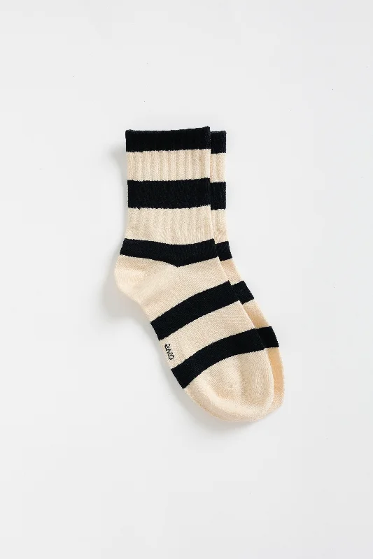 surf clothing for a stylish surf look-Harper Stripe Crew Socks