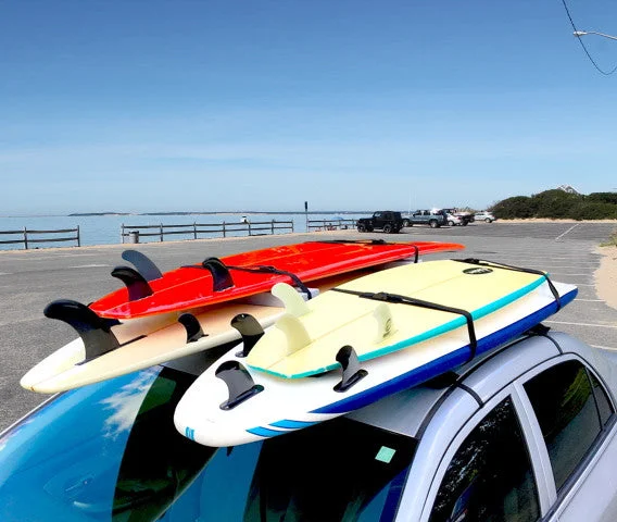 surfboards for big wave surfing-Wrap Rax Double Surfboard Car Rack | Universal Soft Rack