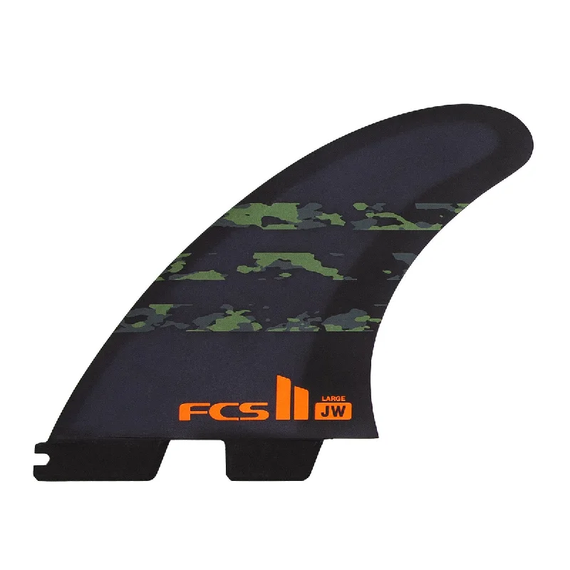 surfboard fins for enhanced wave entry-FCS JULIAN WILSON TRI FINS 2022