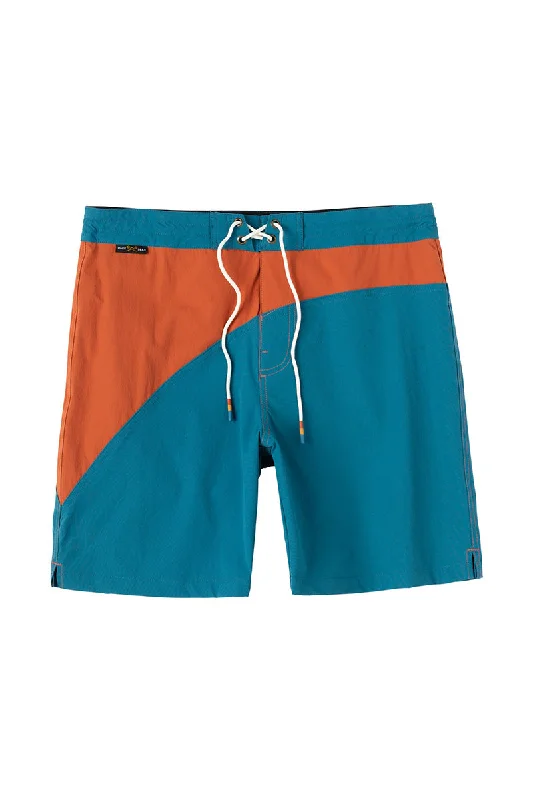 surf clothing for protecting against jellyfish stings-Dark Seas Aliso 18" Boardshort - Blue