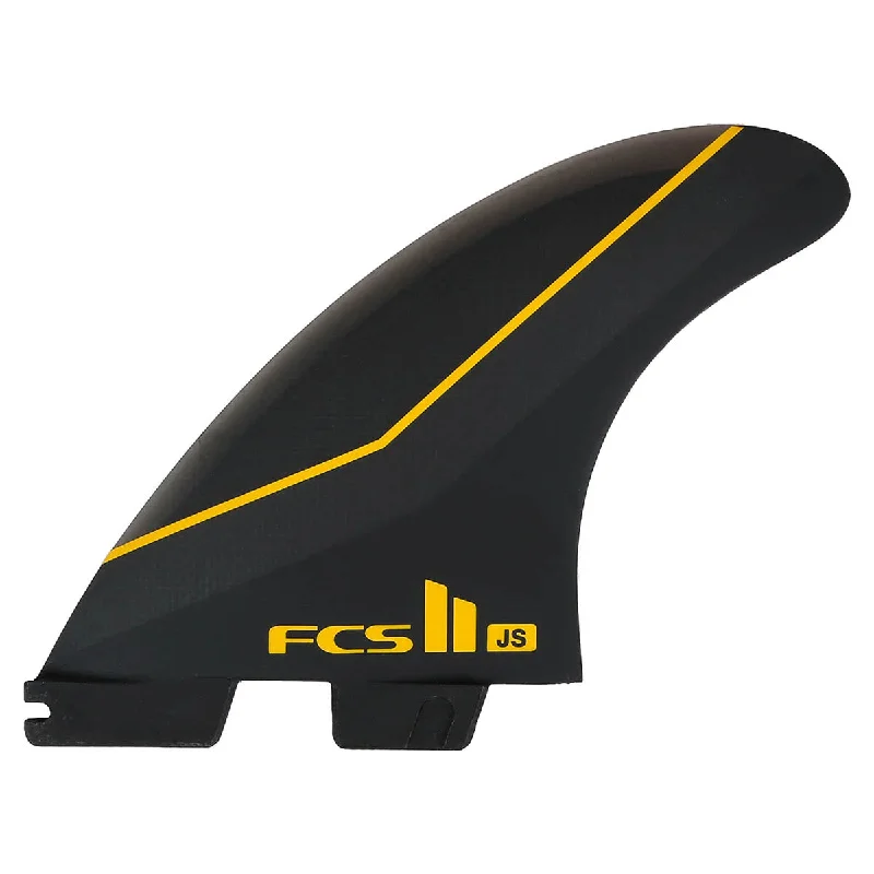 surfboard fins for maximum stability-FCS II JS PC Carbon Tri Fin Set - Medium