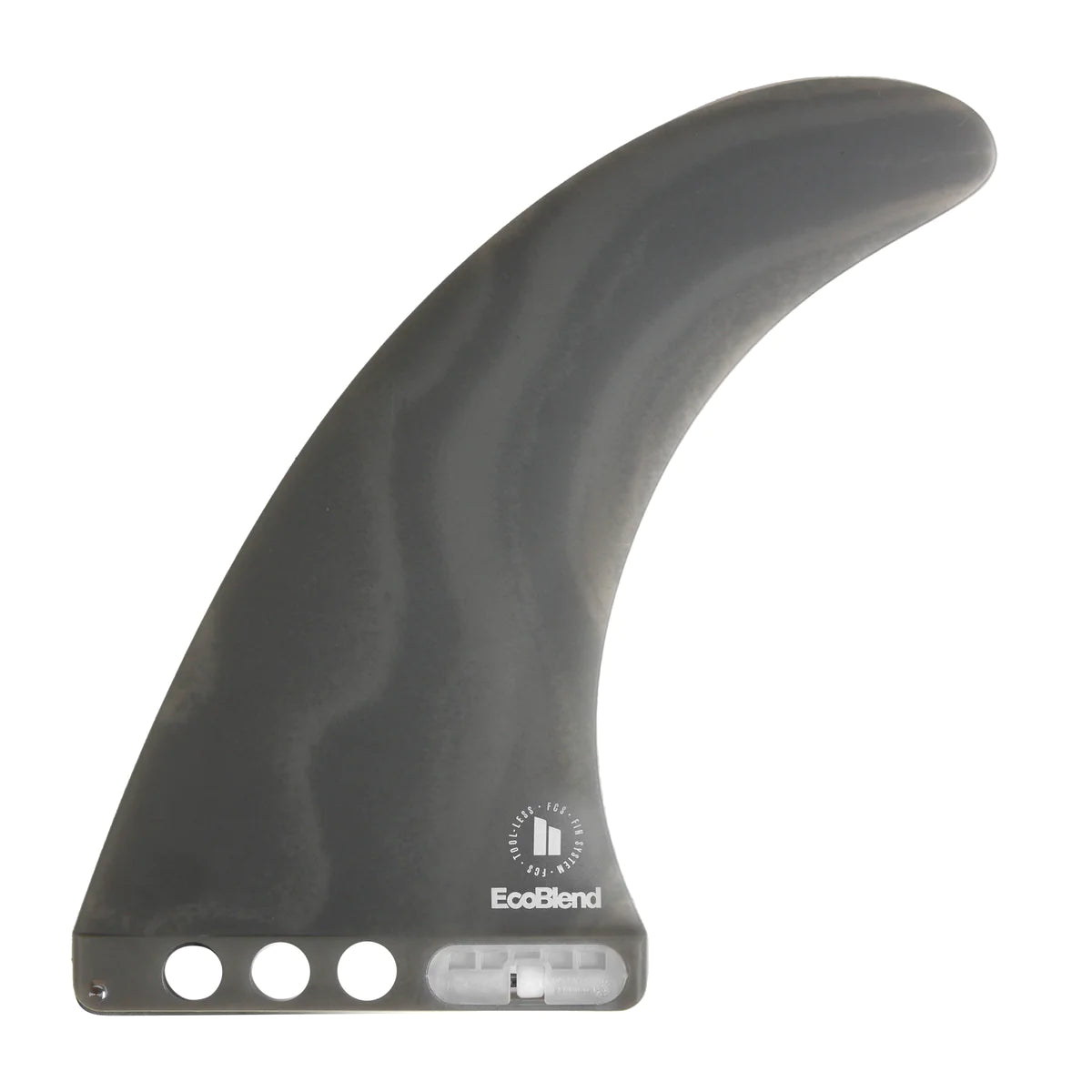 surfboard fins for fast acceleration in the surf-FCS II Connect Neo Glass Eco Longboard Fin - Smoke