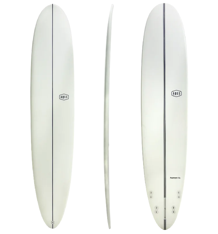 surfboards for improved nose riding-AQSS Performance Log Longboard EPS - Clear 9'1