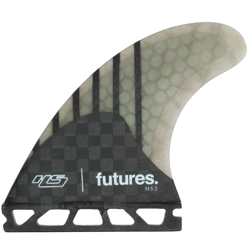 surfboard fins with reinforced construction for impact resistance-Futures HS2 Generation Series Medium Surfboard Fins Thruster Set