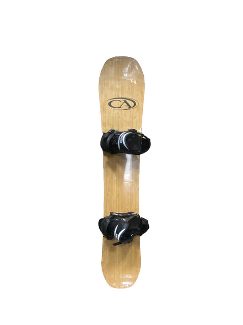 surf clothing for eco-conscious brands-BAMBOO SNOWBOARD, BINDINGS,  BOOTS BUNDLE