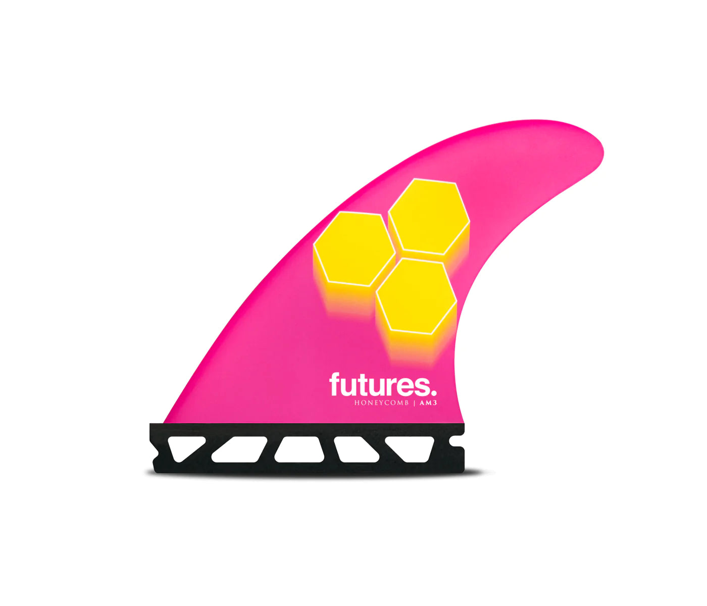 surfboard fins for improved grip in the surf-Futures AM3 Honeycomb Al Merrick