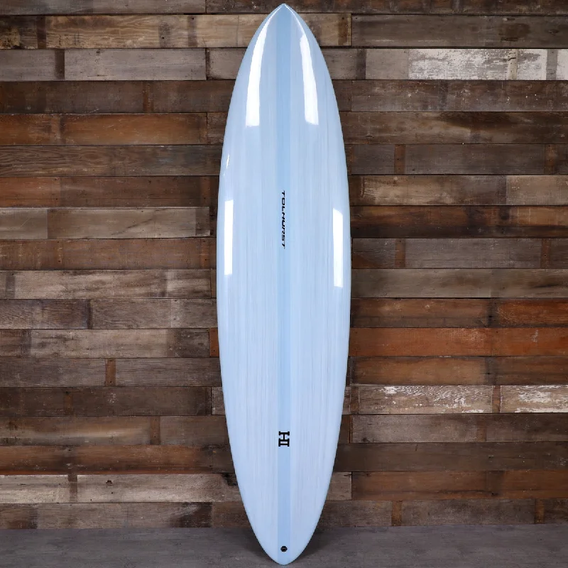 surfboards for carving and cutting through the wave-Harley Ingleby Series Mid 6 Thunderbolt Red 7'0 x 20 ½ x 2 ⅝ Surfboard - Light Blue