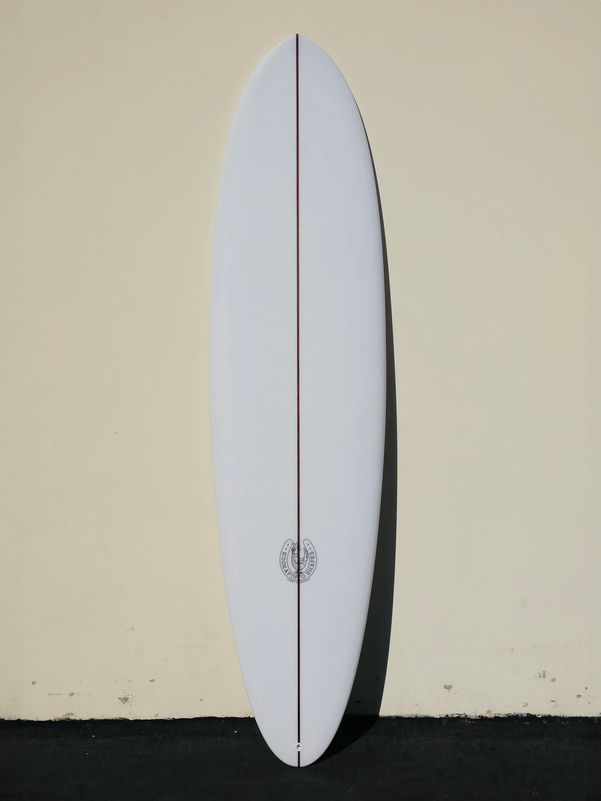 surfboards for maximum hold on waves-7'7" Clear Thin Twin Surfboard