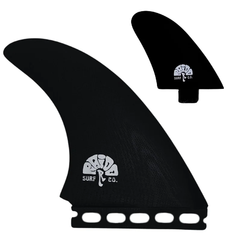 surfboard fins for better carving-Dark Upright Twinzer Fins