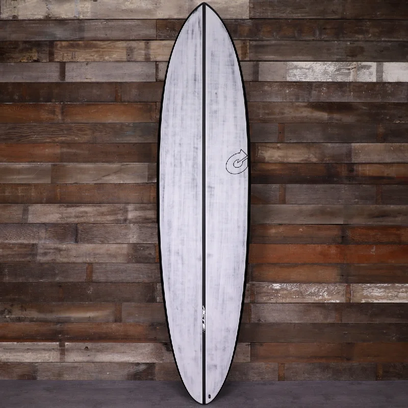 surfboards for stylish performance on the waves-Torq Chopper ACT 7'6 x 21 ¾ x 2 ⅞ Surfboard - Black Rails