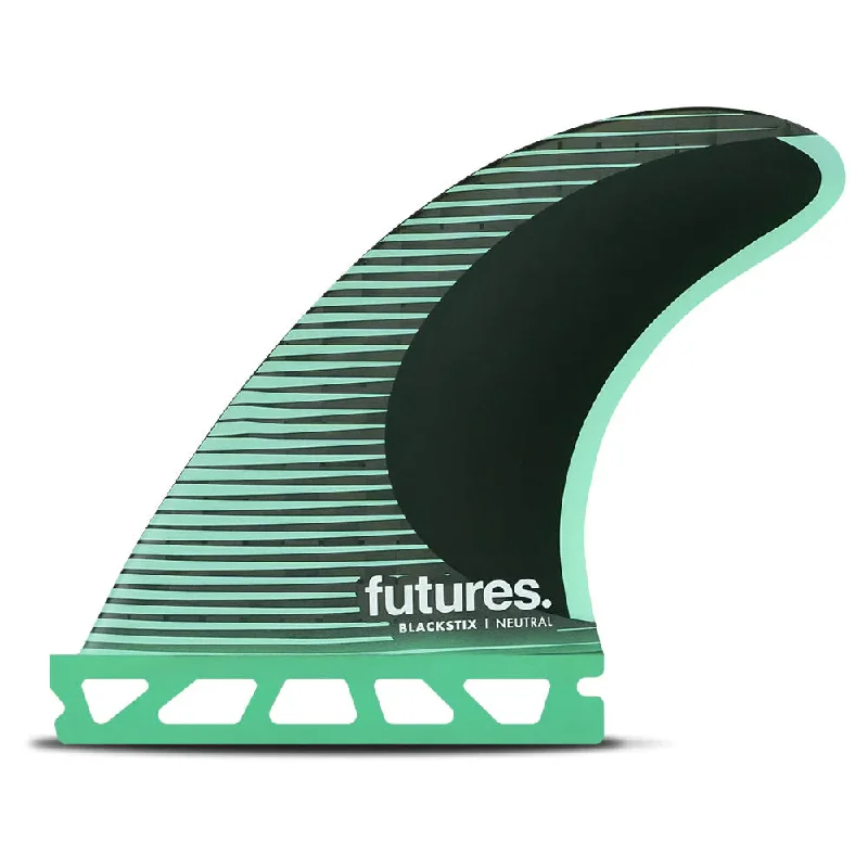 surfboard fins for all-weather surf conditions-Futures Fins F4 Blackstix Tri Fin Set - Small