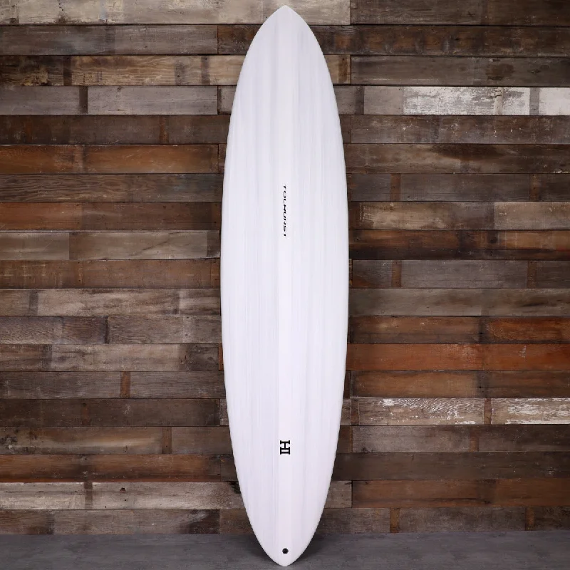 surfboards with efficient designs for more speed-Harley Ingleby Series Mid 6 Thunderbolt Red 7'6 x 21 x 2 ¾ Surfboard - Candy White