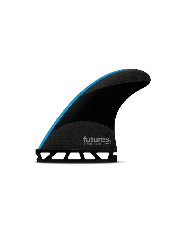 surfboard fins with added volume for buoyancy-JJ2 Small Techflex Thruster