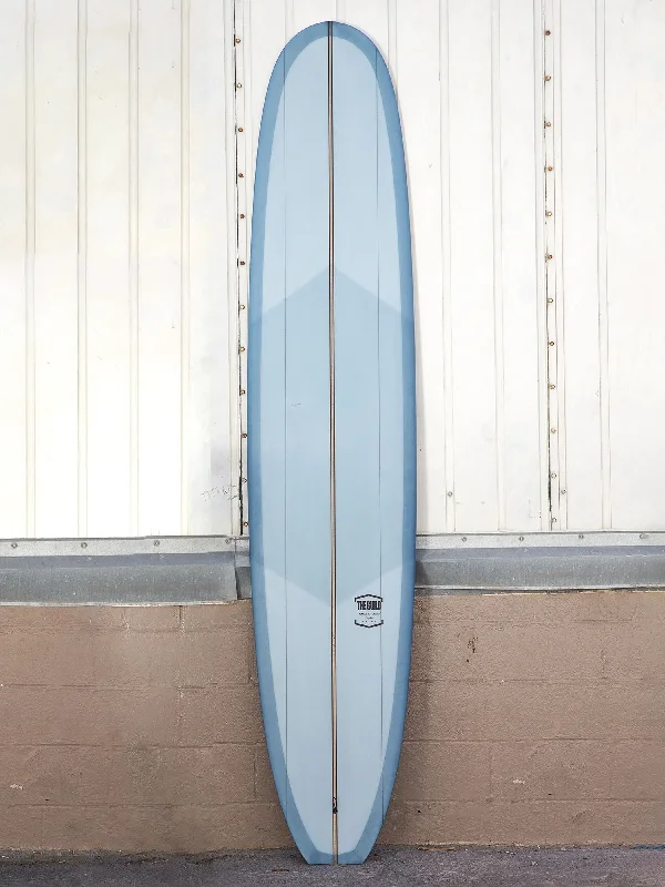 surfboards for small wave conditions-The Guild | 9'5" Sequoia Denim Blue Longboard