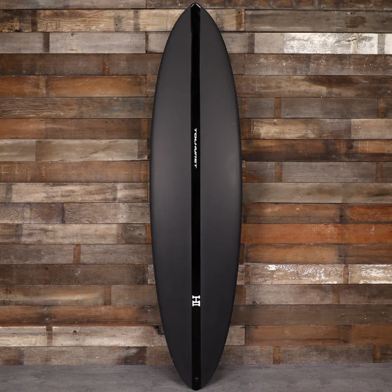 surfboards for smooth, quick entry into waves-Harley Ingleby Series Mid 6 Thunderbolt Black 7'0 x 20 ½ x 2 ⅝ Surfboard - Full Carbon