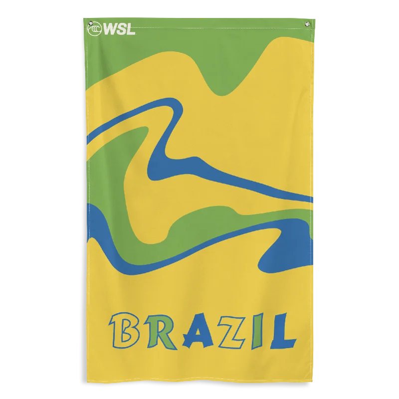 surf clothing for comfortable surf travel-Brazil Flag