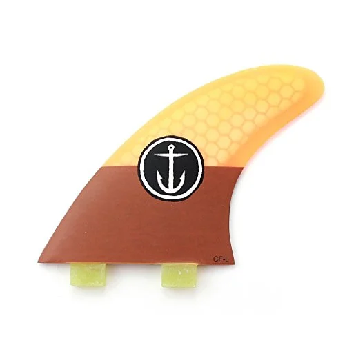 surfboard fins for small wave conditions-Captain Fin CF Large Thruster Dual Tab