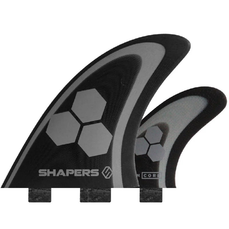 surfboard fins for fast maneuvers in powerful waves-Shapers Fins AM Twin Fin with Optional Trailer