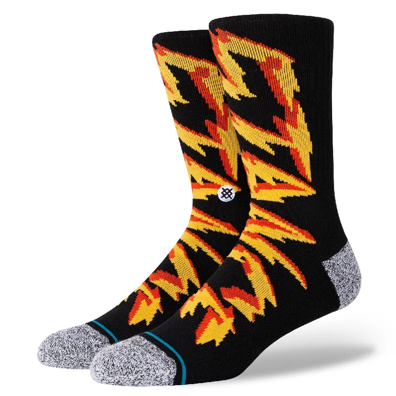 surf clothing with reinforced stitching for longevity-Stance Electrified Sock