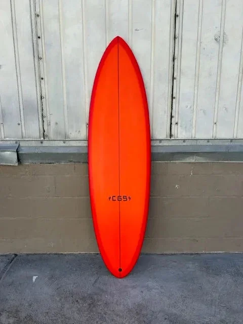 surfboards for longer-lasting rides-COREY GRAHAM SHAPES | 6'4" QCT RED/ORANGE SURFBOARD