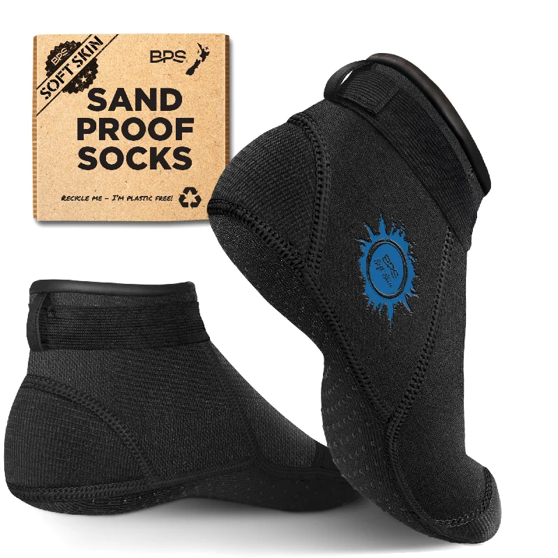 surf clothing with enhanced stretch for comfort-BPS 'Soft Skin' Sport Pro Water Socks