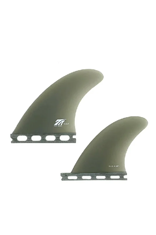 surfboard fins for excellent wave-holding power-True Ames Quad Fin Set - Smoke