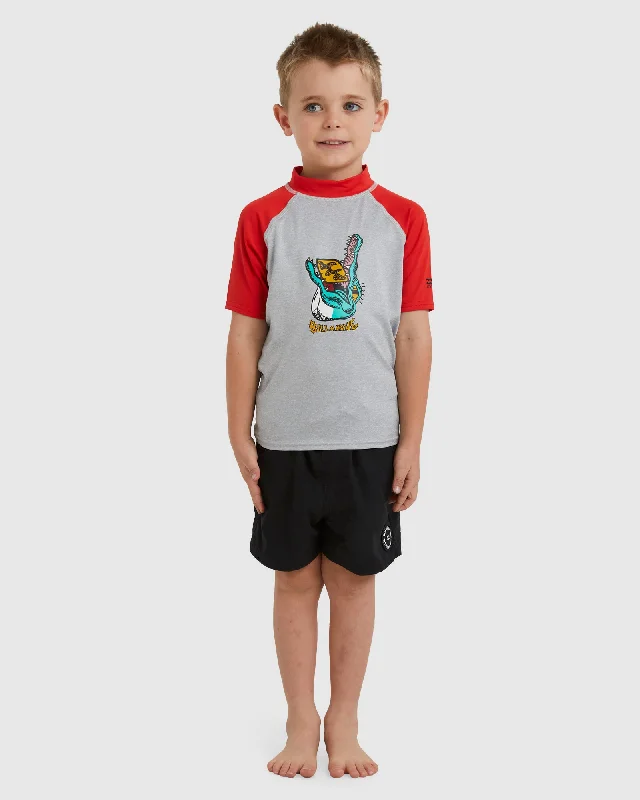 surf clothing for long surf sessions-Boys 0-7 Straya Rash Vest