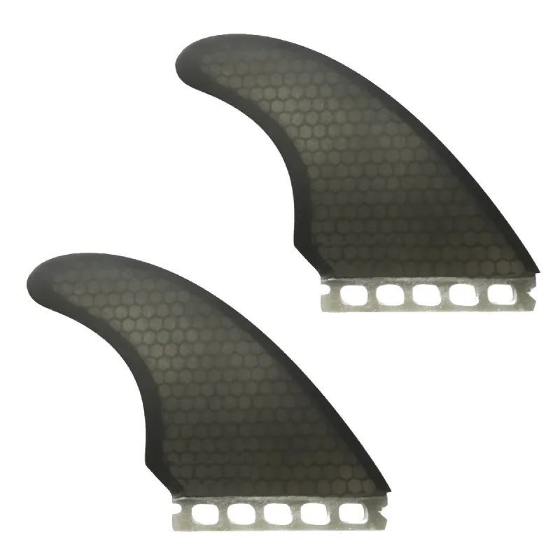 surfboard fins for smooth and efficient surfing-Pryde Twin Fish fins Fiberglass Honeycomb - Futures & FCSII