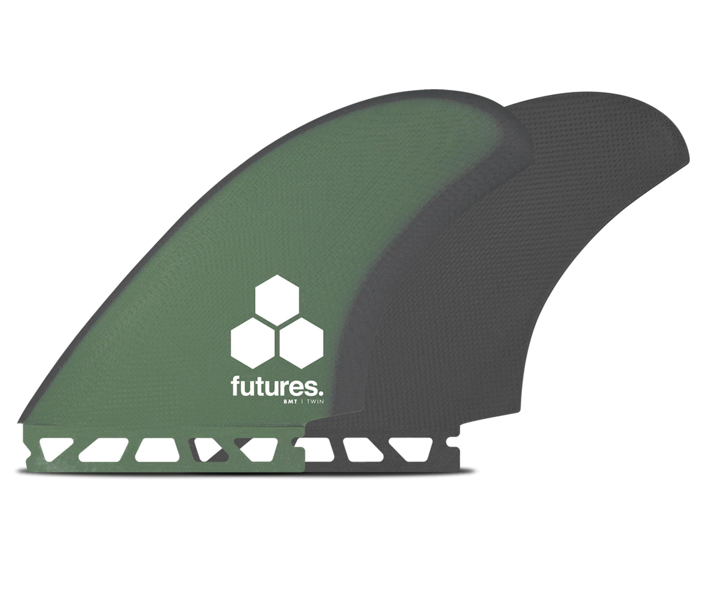 surfboard fins for better hold in overhead waves-Futures Britt Merrick Twin Surfboard Fins