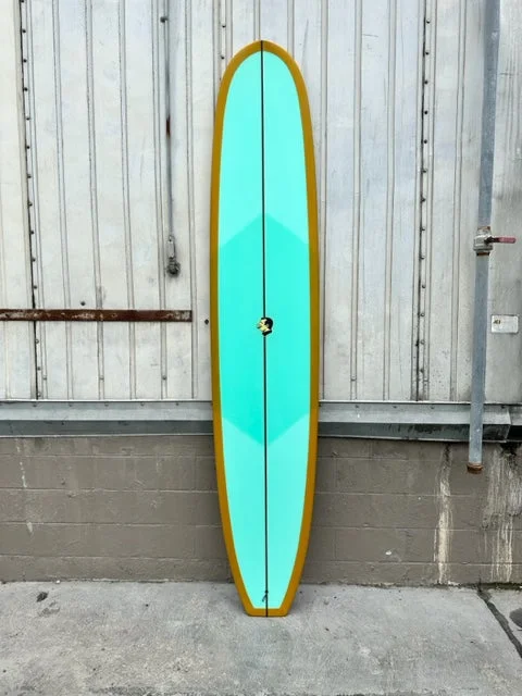 surfboards for advanced carving techniques-NATION 9'10" EL DORADO I SEAFOAM/MUSTARD