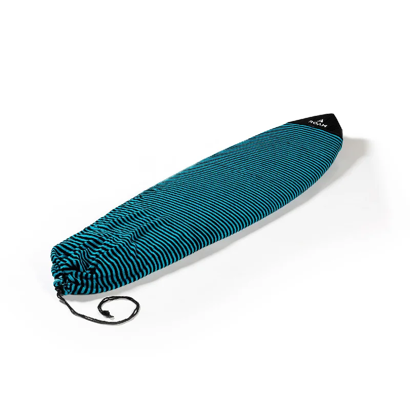 custom surfboards for personal style-Roam Hybrid Surfboard Sock - Blue Stripe