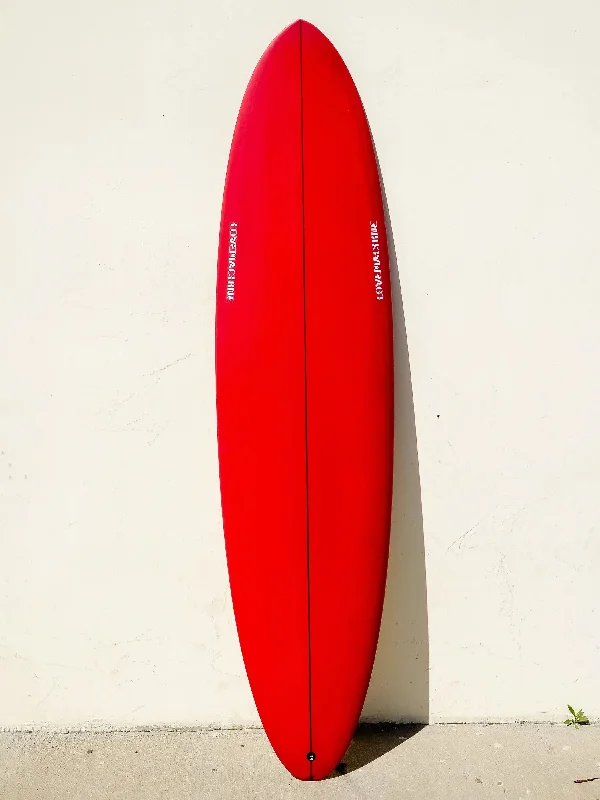 surfboards for superior tracking-LOVE MACHINE | 7'8" FM | RED/CLEAR SURFBOARD