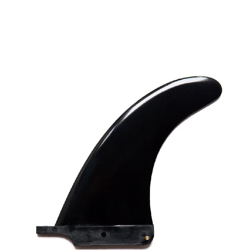 surfboard fins with medium to large size for stability-Longboard Fin - The Basic 6.5 - Plastic