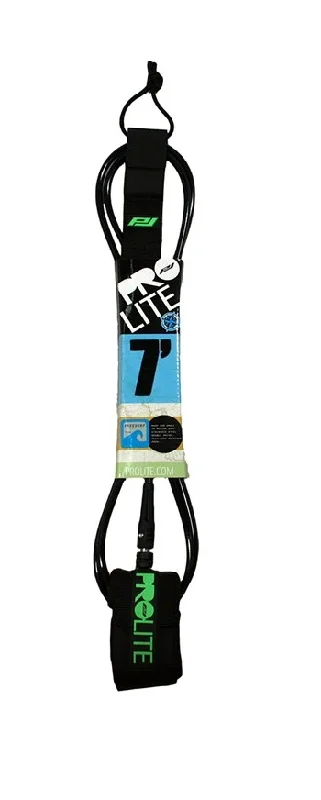 surf clothing for quick-dry comfort-Pro-Lite 7'0" Free Surf Ankle Leash (Black)