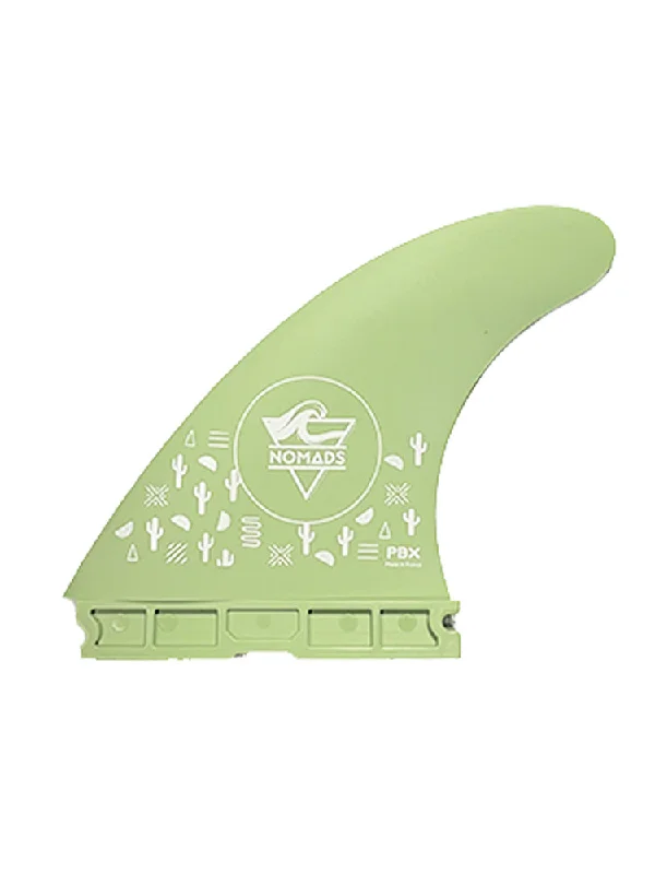 surfboard fins with unique shapes for speed-Nomads Soft Surf Fins PBX Single Tab Thruster - Medium