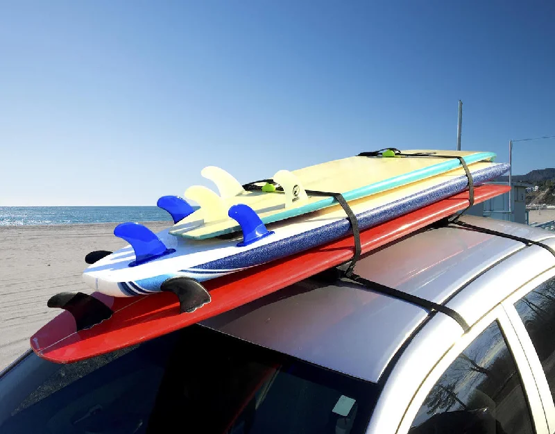 surfboards with removable fins for easy customization-Surfboard Car Rack | Universal Surf Roof Strap