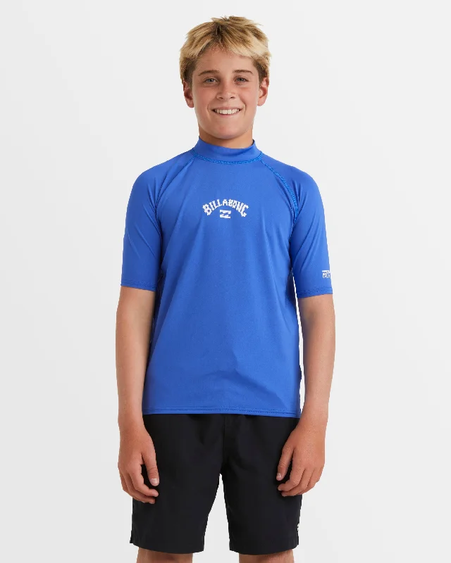 best surf rash guards for protection-Boys 8-16 All Day Arch Rash Vest