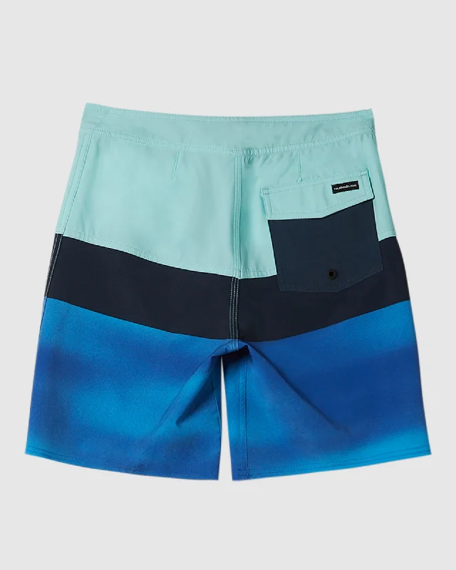 surf clothing with built-in hood for extra protection-Boys 2-7 Everyday Panel Boardshorts