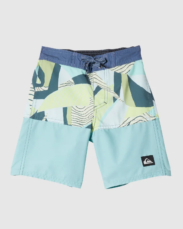 surf clothing for professional surfers-Boys 2-7 Everyday Division 13" Boardshorts