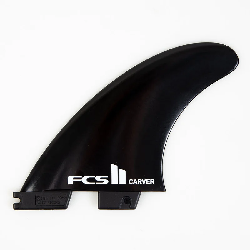 surfboard fins for fast maneuvers in powerful waves-FCS II Carver GF Tri Set