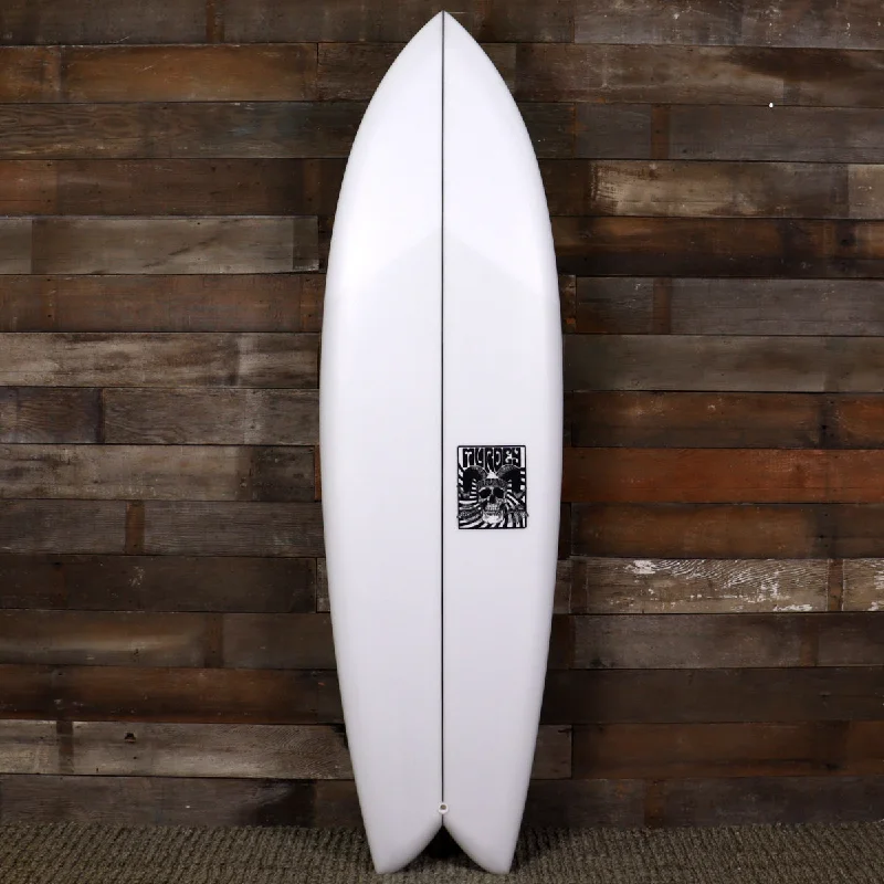 surfboards for carving and cutting through the wave-Murdey Fish 6'0 x 21 ¼ x 2 ⅛ Surfboard - Volan White