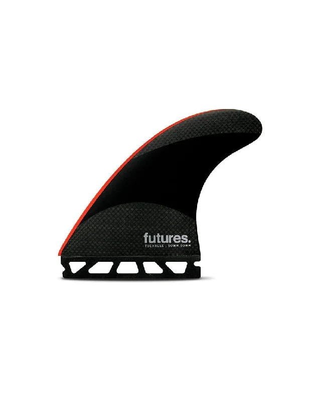 best surfboard fins for smooth turns-JJ2 Large Techflex Thruster