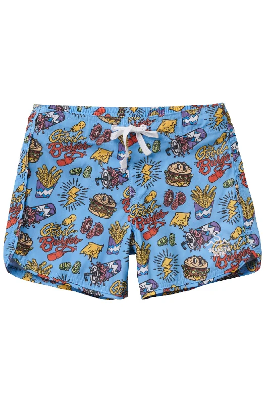 surf clothing for a lightweight, casual look-Seaesta Surf x Good Burger Boardshorts / Youth